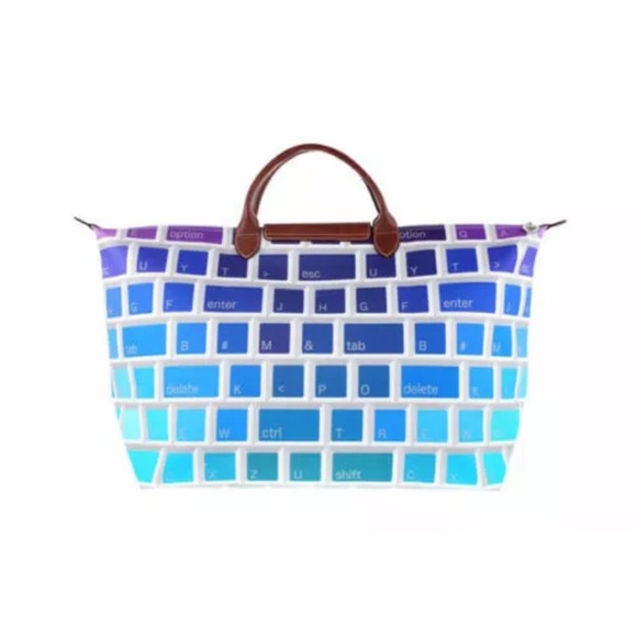 LONGCHAMP X JEREMY SCOTT Le Pliage Keyboard Bag - Picture 5 of 8